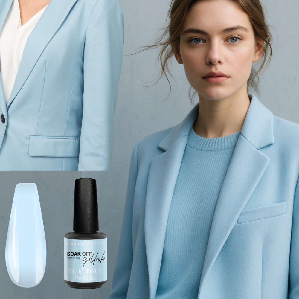 ice blue gellak trend 2025 – frisse zomerse nagelkleur