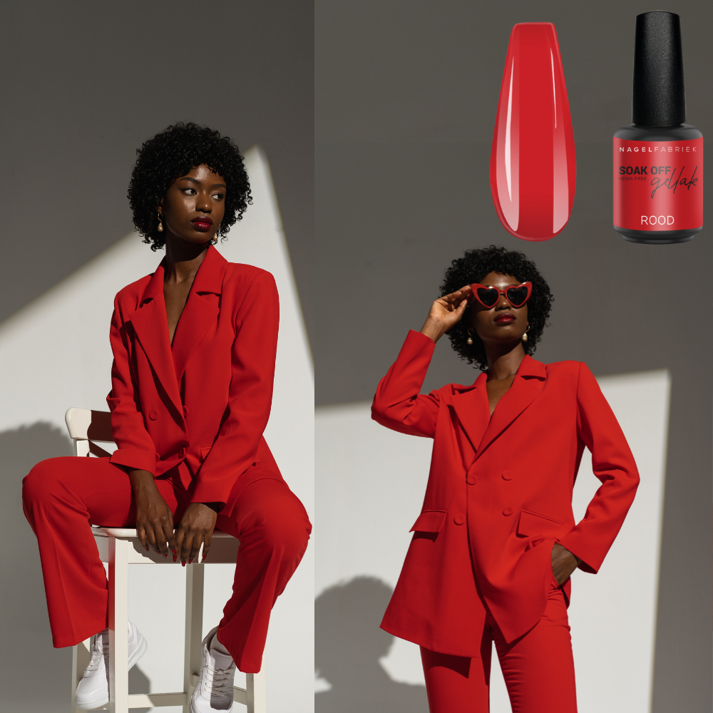 rode gellak kleurtrend 2025 – frisse klassieke rode nagellak