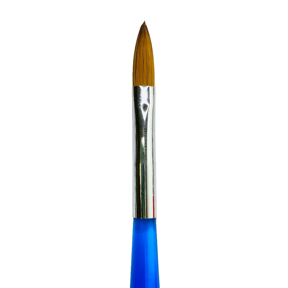 Acrylpenseel Almond Maat 8 Blauw