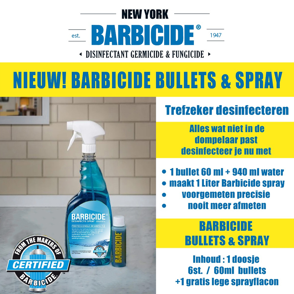 Barbicide Desinfectie Bullet & Spray Proefpakket