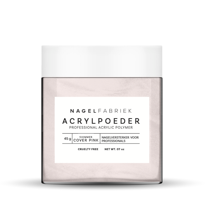 Acrylpoeder Shimmer Cover Pink 45 gram