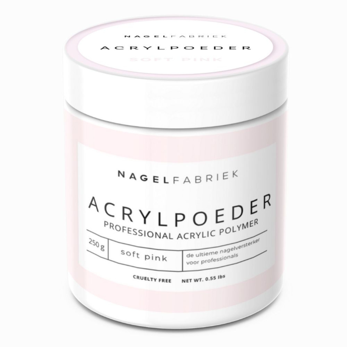 Acrylpoeder Soft Pink 250 gram