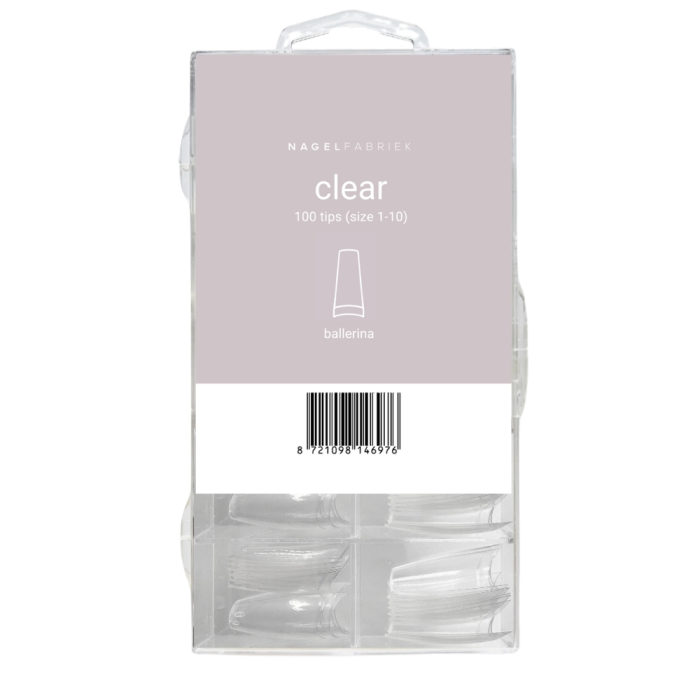 Nageltips Clear Ballerina