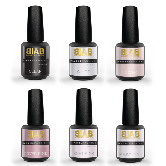 BIAB Proefpakket 6 kleuren