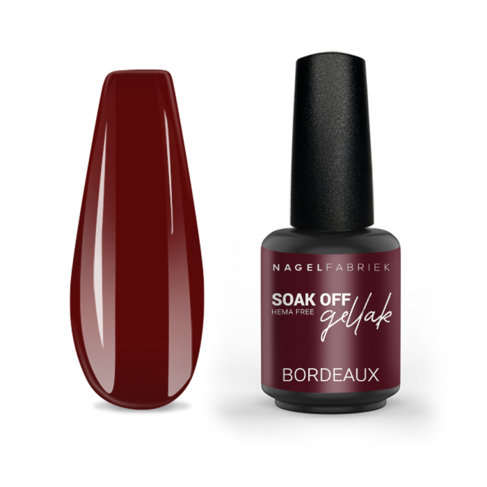 Soak Off Gellak Bordeaux