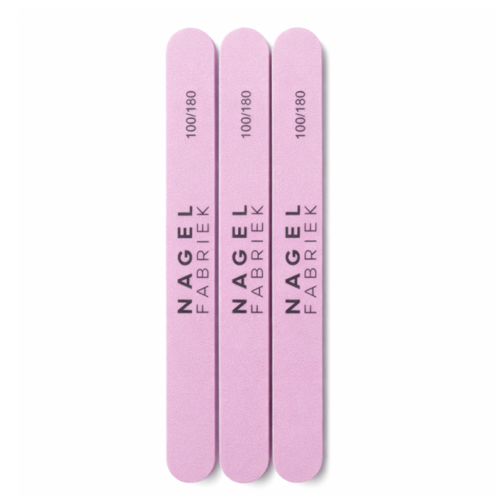 Buffervijlen Roze 100/180 3x