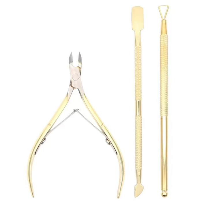 Manicureset Goud 3-delig