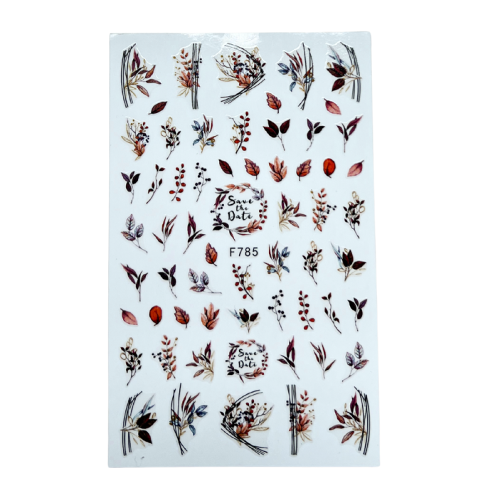 Nagelstickers Fall Flowers