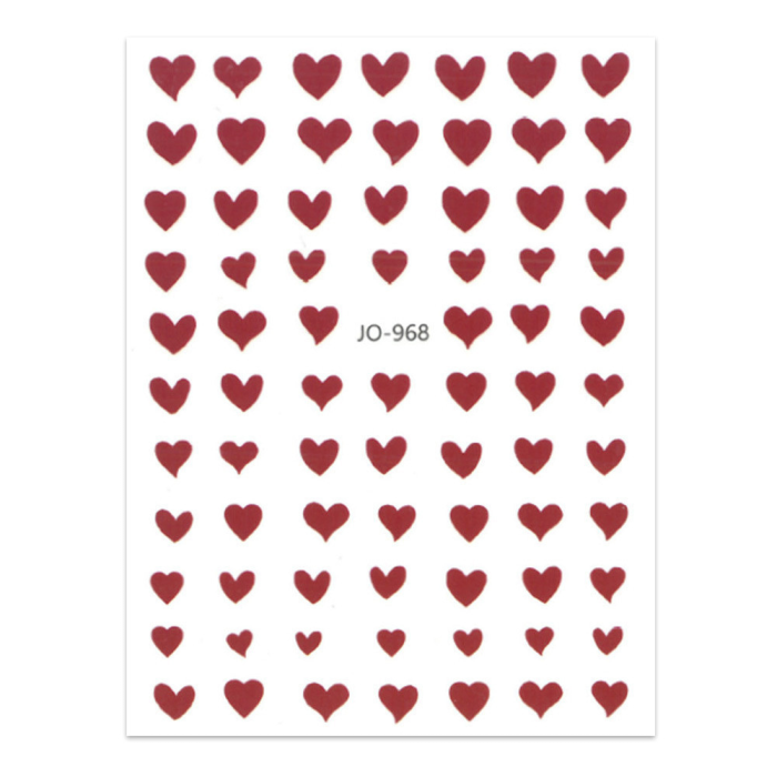 Nagelstickers Hartjes Zelfklevend