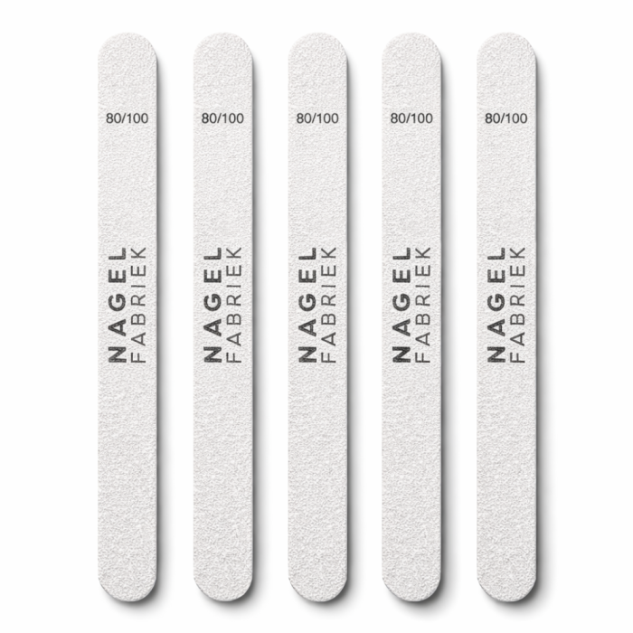 5 professionele nagelvijlen 80/100