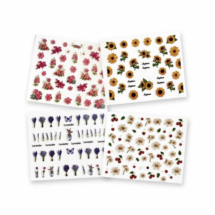 Nail Art Stickers Flowers