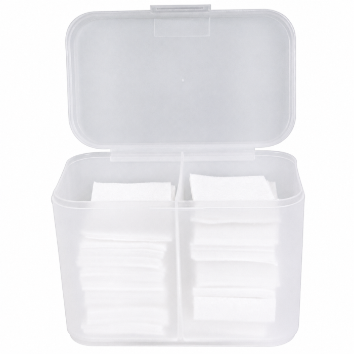 Nail Pad Dispenser + 600 Celstofdeppers Wit