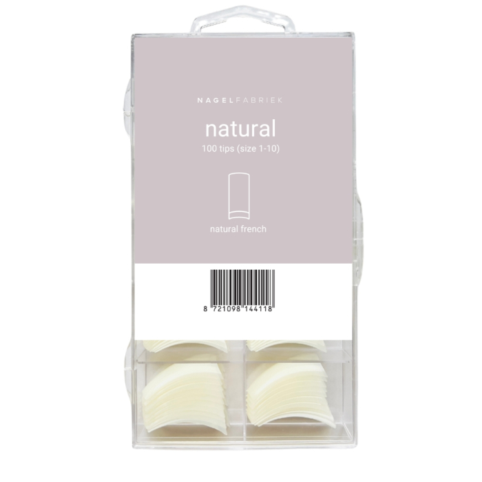 Nageltips Naturel Klein Opzetstuk