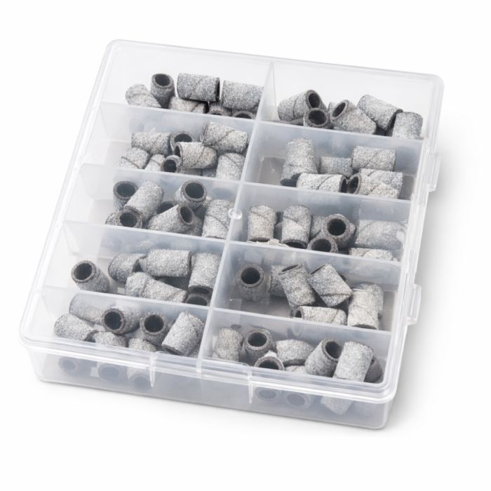 Schuurrolletjes Grof #80 100 Stuks + Mandrel Bitje foto