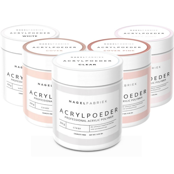 Proefpakket Acrylpoeder 5 x 250 gram