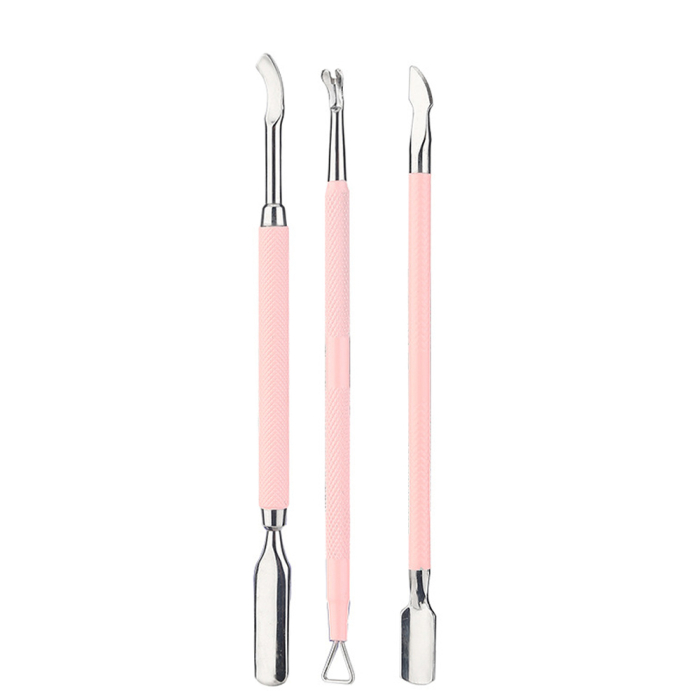 Set Cuticle Pushers Roze 3x