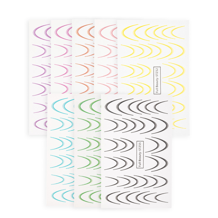 Water Decals Gradient French 8x