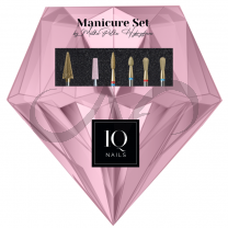 IQ Nails pink diamond manicure set
