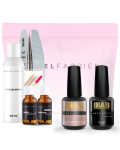 Biab Starterspakket Basic&nbsp;verpakt in een leuk roze tasje.