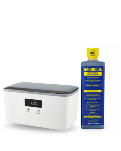 Promed Ultrasoon Reinigingsapparaat UC-60 Wit + Barbicide Desinfectieconcentraat 473 ml
