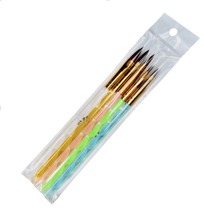 Set Acrylpenselen 5 Stuks Twister