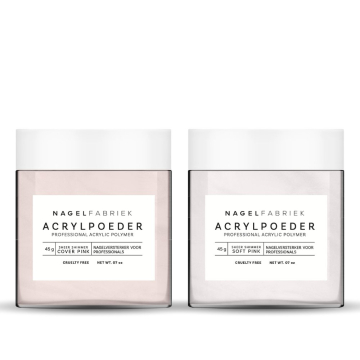 Acrylpoeder Sheer Shimmer Set – 2 x 45 gram