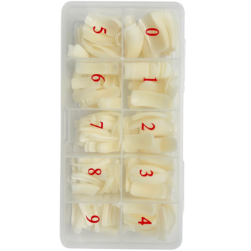 Nageltips Naturel Klein Opzetstuk