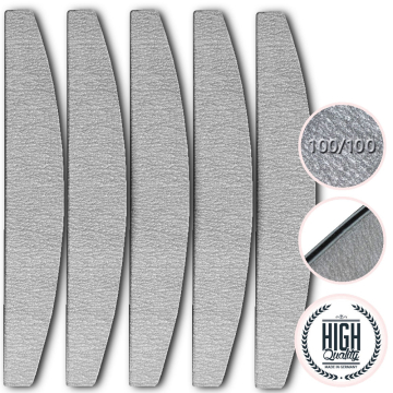 5 Professionele Nagelvijlen Boat 100/100 Grit