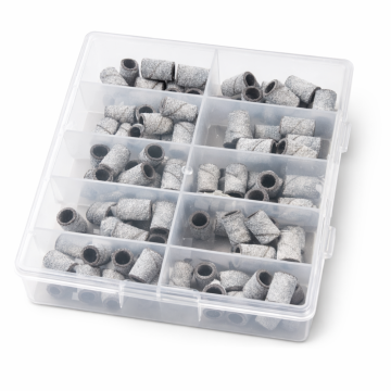 Schuurrolletjes Grof #80 100 Stuks + Mandrel Bitje foto