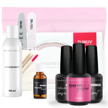 Pink Gellak Starterspakket incl. lamp.