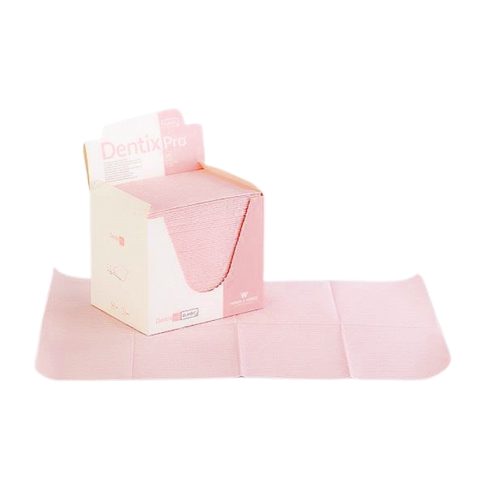 Dentixpro Table Towels Folded Pink
