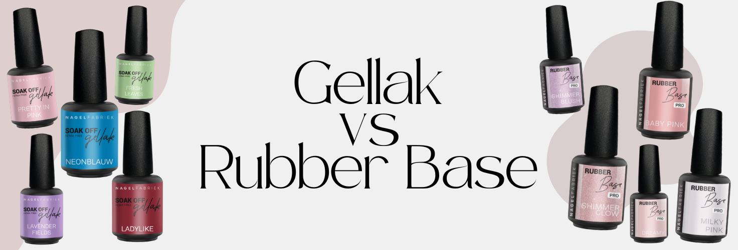 Vergelijking tussen gellak en rubber base met Nagelfabriek – wat is het verschil?