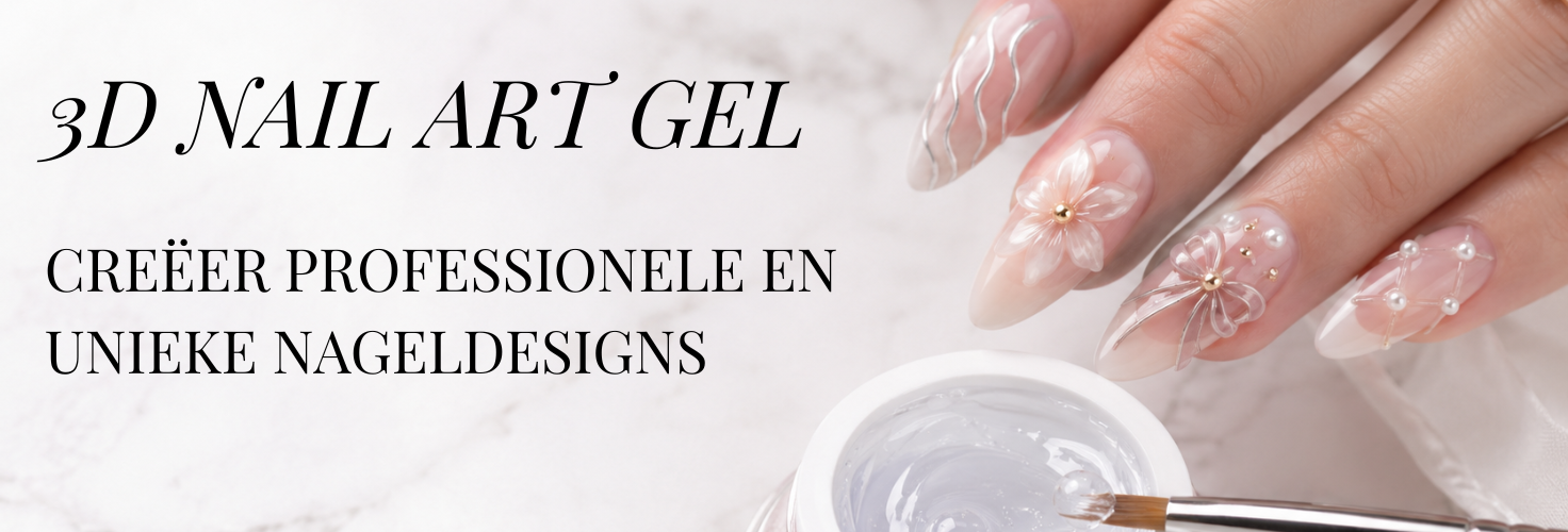 3D nail art gel