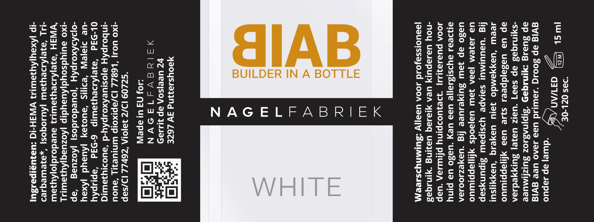 Label Builder In a Bottle White - BIAB