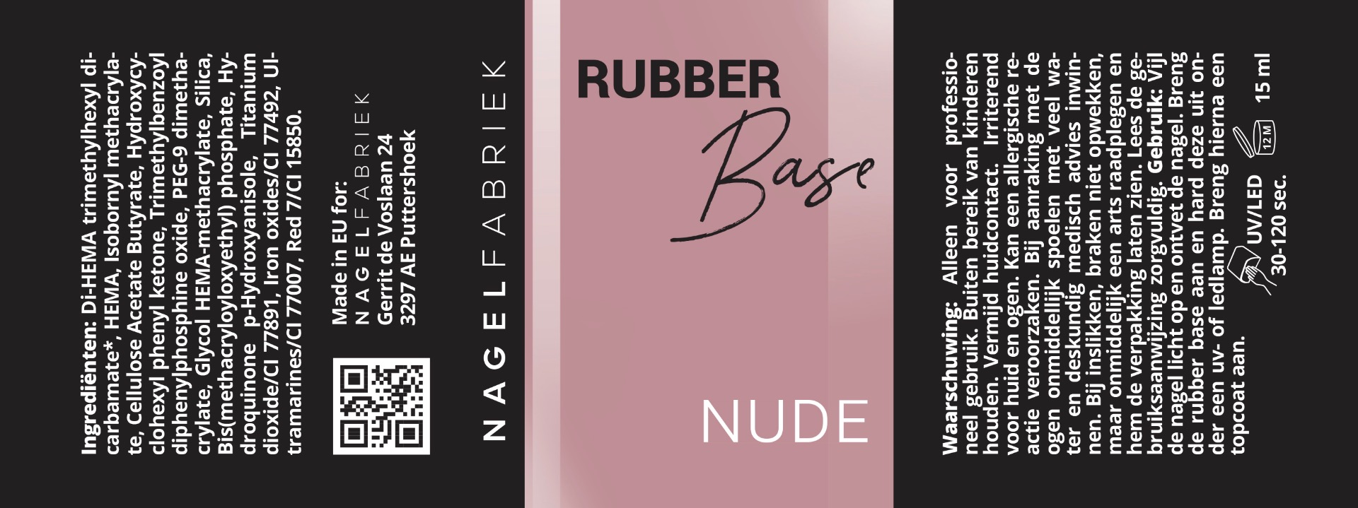 Label Rubber Base Nude 15 ml