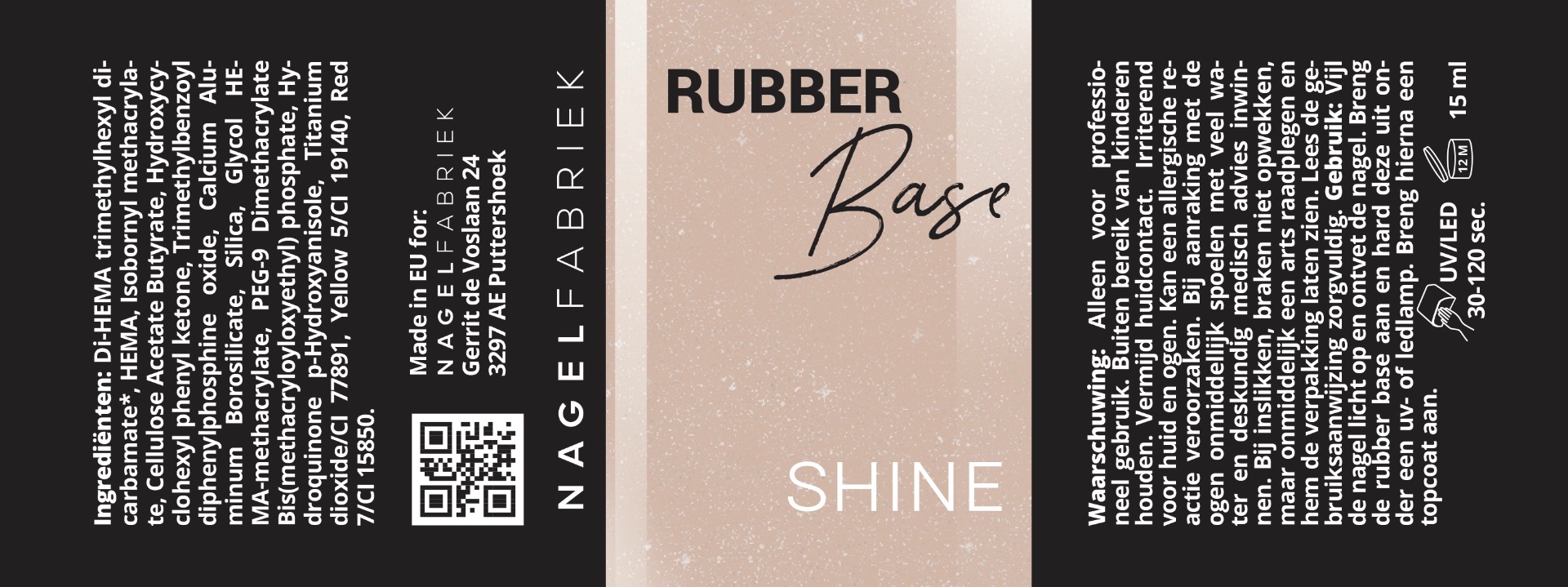 Label Rubber Base Shine 15 ml