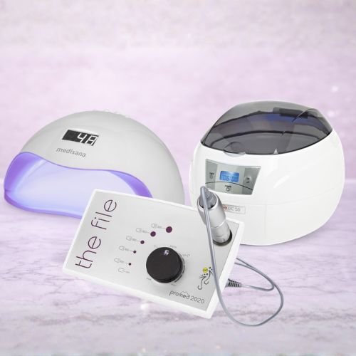 Nagel apparatuur voor nagelstylisten Nagel apparatuur zoals UV LED lampen en elektrische nageltools